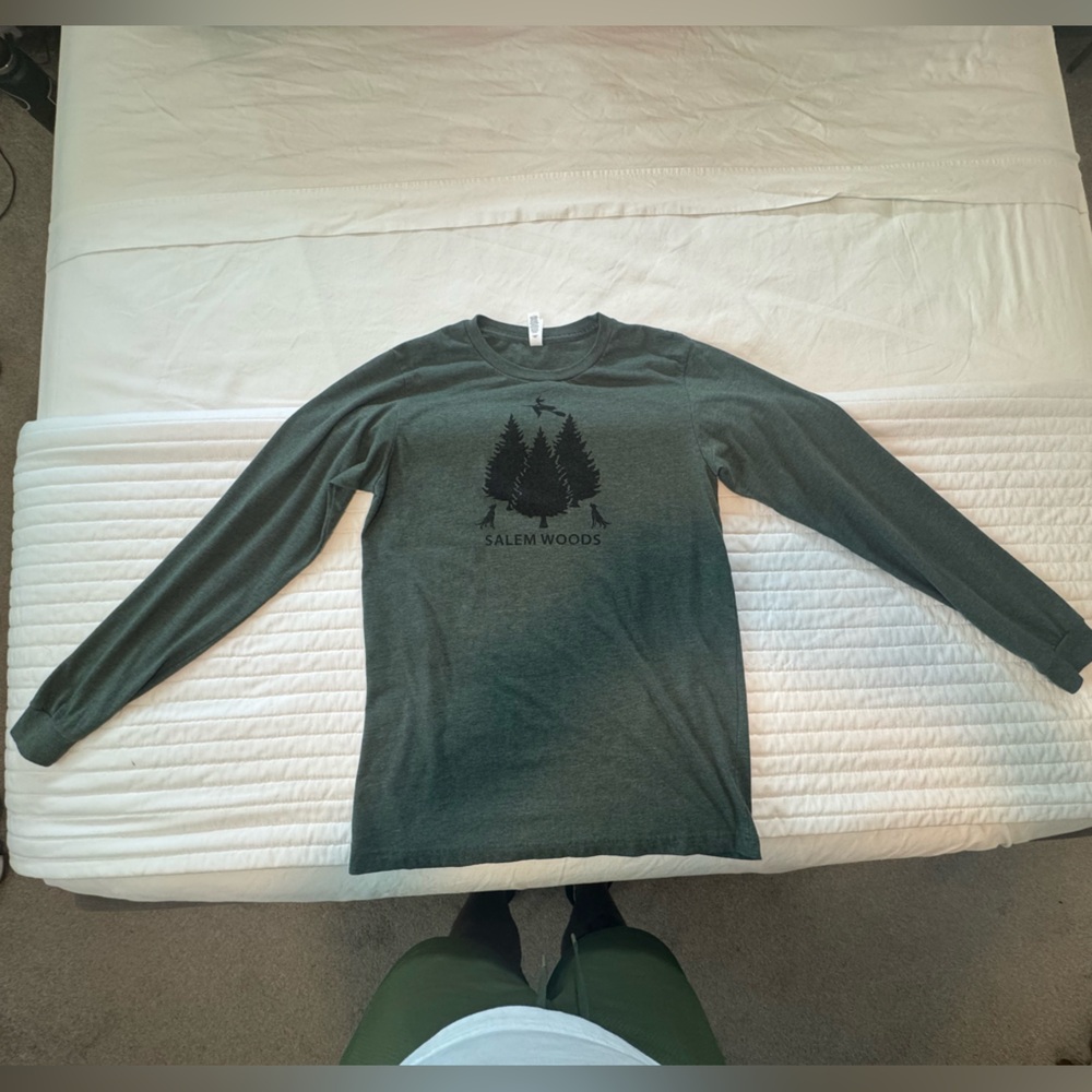 Green Salem Witch Long sleeve t shirt